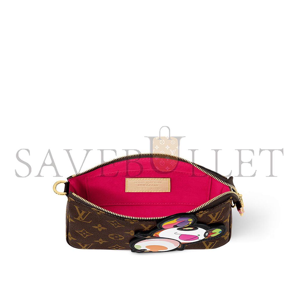LOUIS VUITTON MURAKAMI LV X TM POCHETTE ACCESSOIRES (22*13*4cm) LOUIS VUITTON MURAKAMI LV X TM POCHETTE ACCESSOIRES (22*13*4cm)
